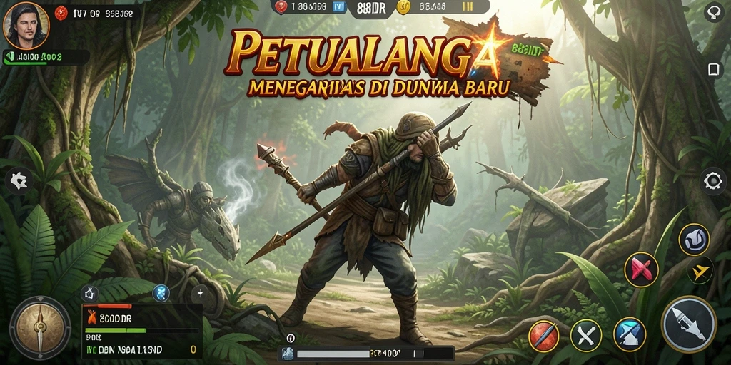 Gameplay 888IDR yang menakjubkan dengan suasana petualangan yang mendebarkan.