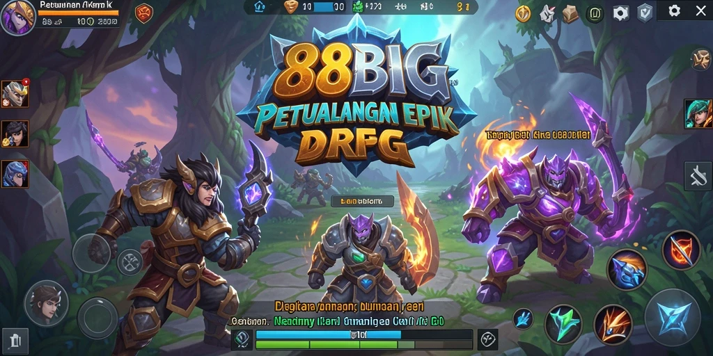 Menampilkan aksi seru dalam gameplay ARPG yang menegangkan.