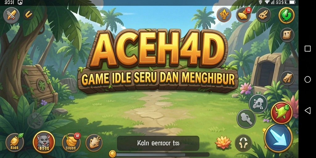 Tangkapan layar gameplay <strong>ACEH4D</strong> yang menunjukkan aktivitas Idle yang mengasyikkan.