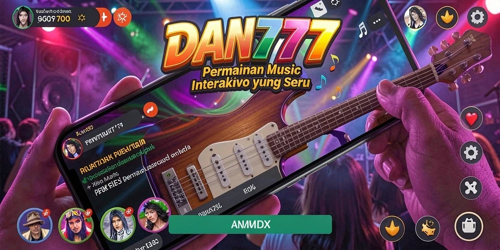 Tampilan gameplay seru dengan lagu-lagu yang menghibur.