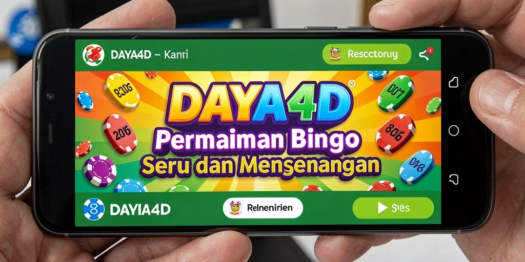 Tampilan gameplay menarik dari DAYA4D yang menghadirkan keseruan Bingo.