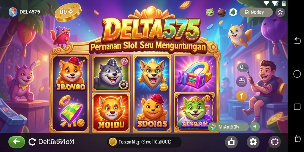 Tampilan gameplay DELTA575 yang menarik dan seru.