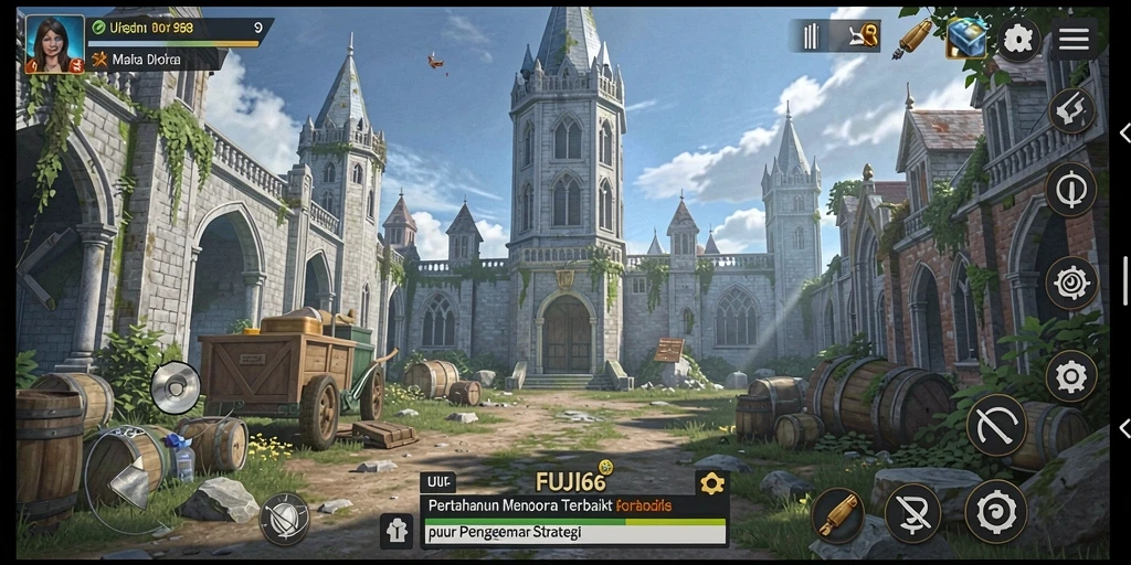 Gameplay seru di FUJI66 dengan berbagai strategi Tower Defense.
