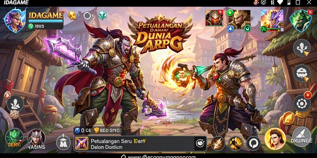 Screenshot gameplay ARPG yang menarik di IDAGAME.