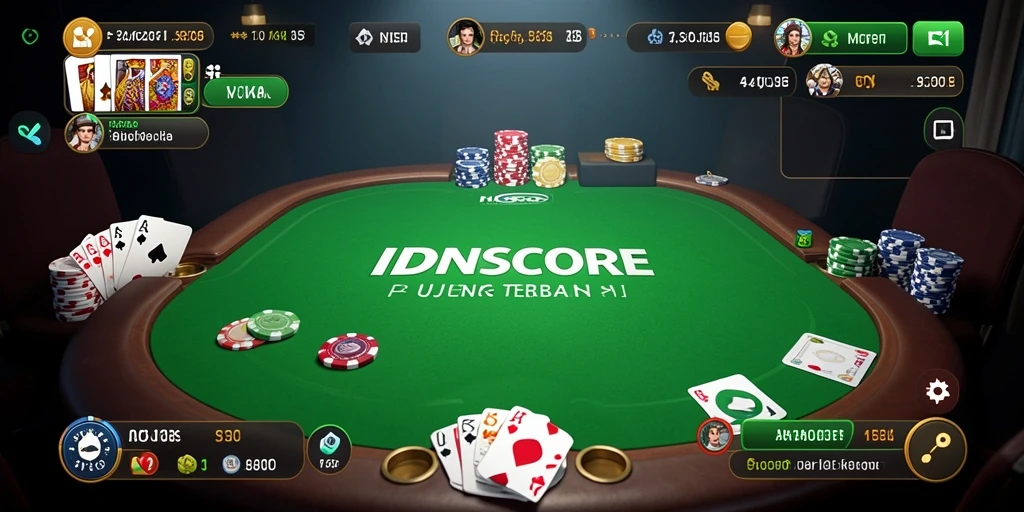 Tampilan gameplay seru dan kompetitif dalam IDNSCORE.
