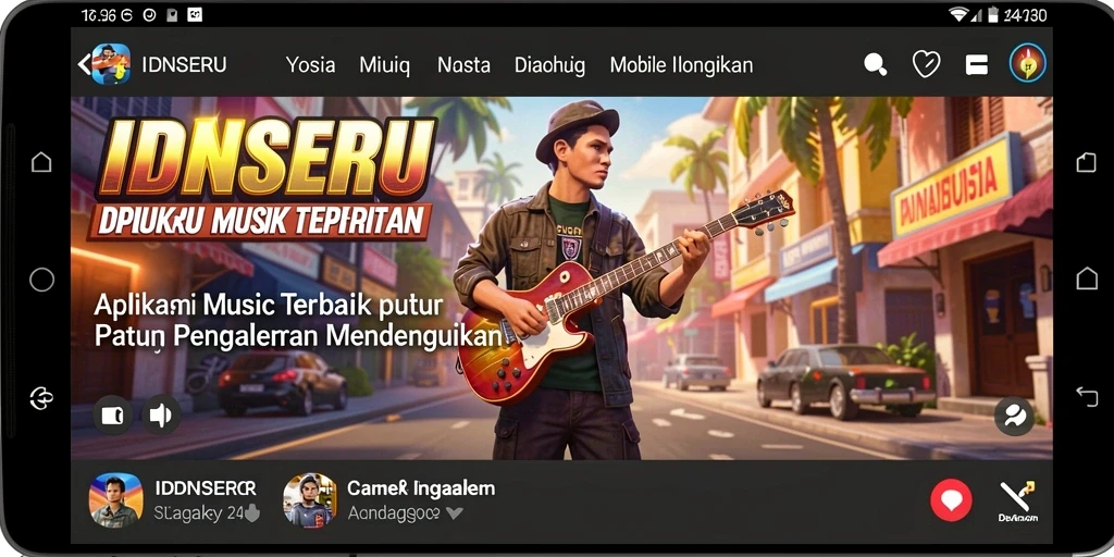 Tampilan gameplay IDNSERU yang menarik dan interaktif.