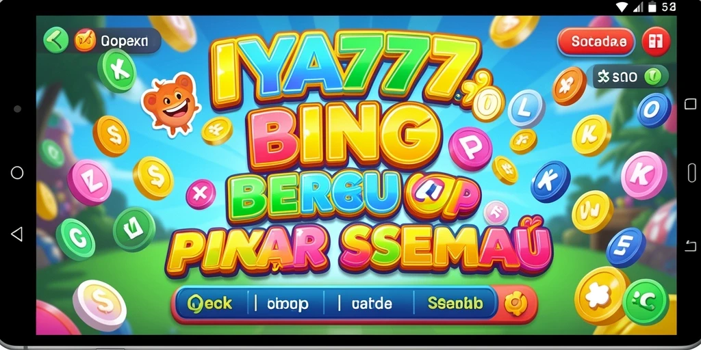 Tampilan gameplay seru IYA777 dengan beragam pilihan Bingo.