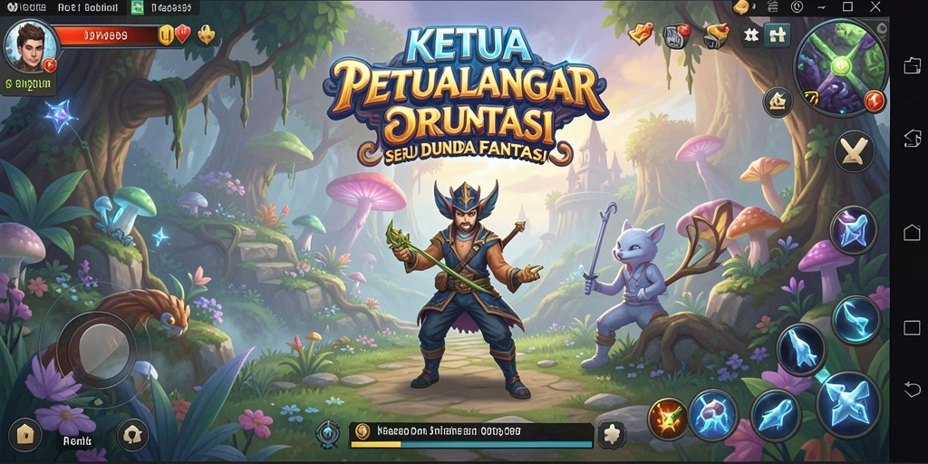 Tangkapan layar gameplay KETUA yang menunjukkan aksi petualangan seru.