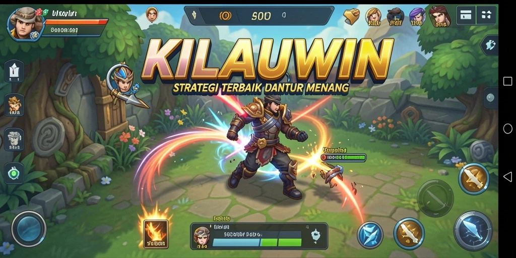 Tampilan gameplay KILAUWIN dengan aksi strategi mendebarkan.