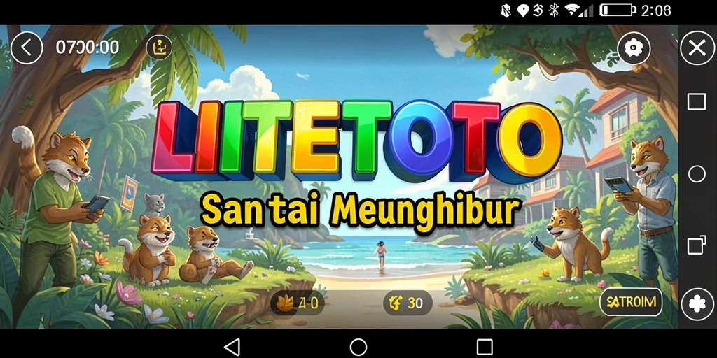 Tangkapan layar gameplay <strong>LITETOTO</strong> yang penuh warna dan menarik.