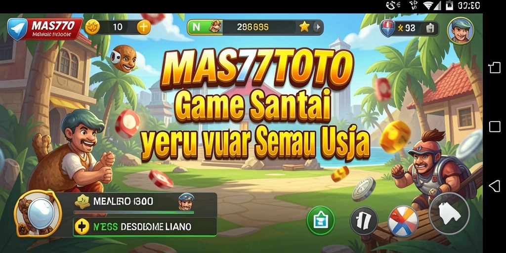 Tampilan gameplay seru di MAS77TOTO dengan berbagai misi menarik.