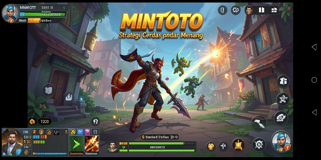 Tangkapan layar gameplay MINTOTO menunjukkan strategi yang mendebarkan.