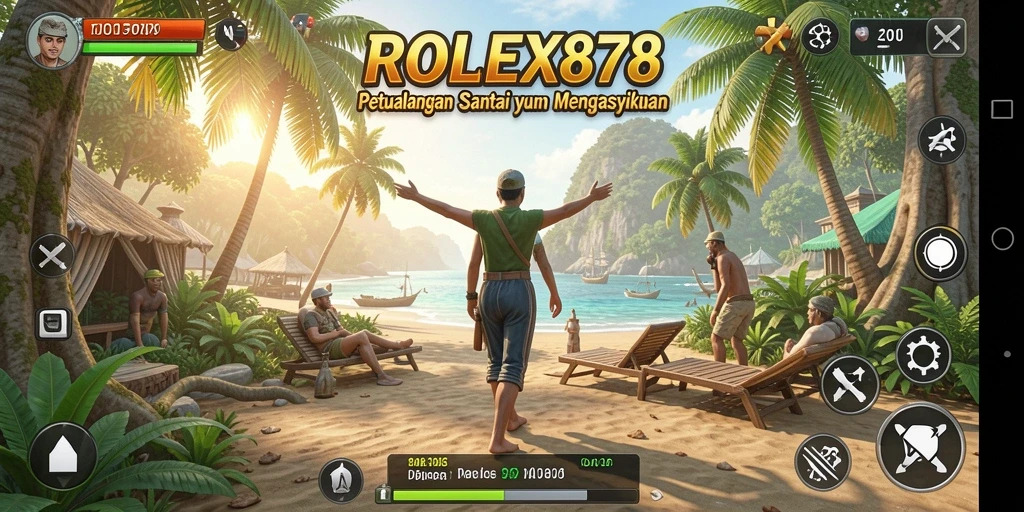 Screenshot gameplay <strong>ROLEX878</strong> yang menampilkan tantangan seru dan grafis yang menarik.