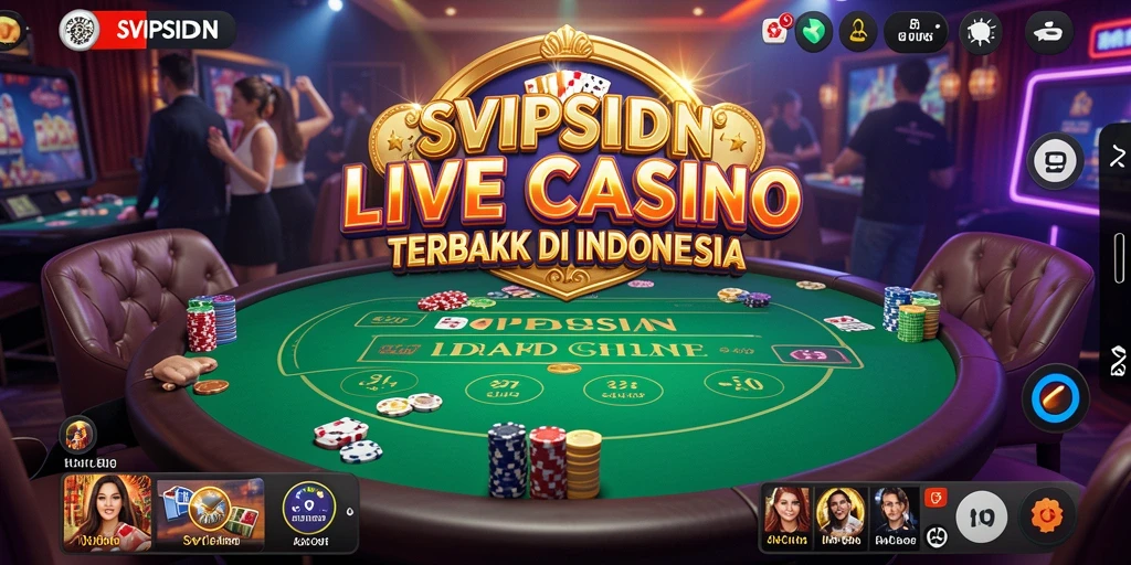 Tangkapan layar gameplay <strong>SVIPSIDN</strong> yang menampilkan dealer langsung dan pengalaman bermain yang menyenangkan.