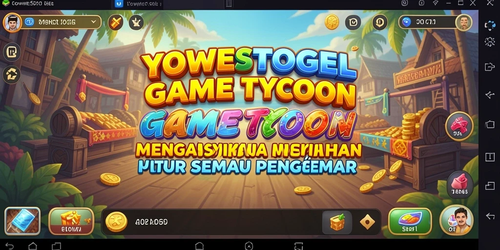 Tampilan gameplay YOWESTOGEL yang penuh warna dan menarik.