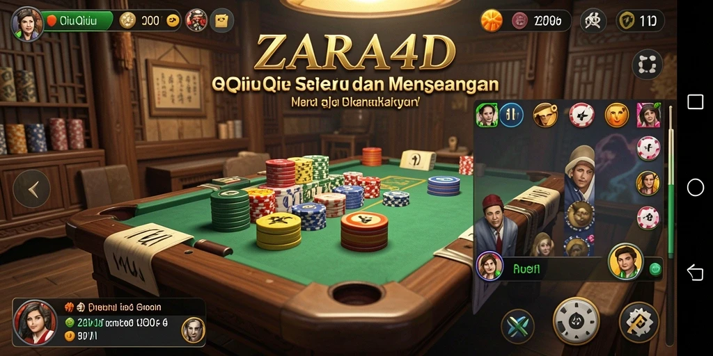 Tampilan gameplay seru QiuQiu di ZARA4D.