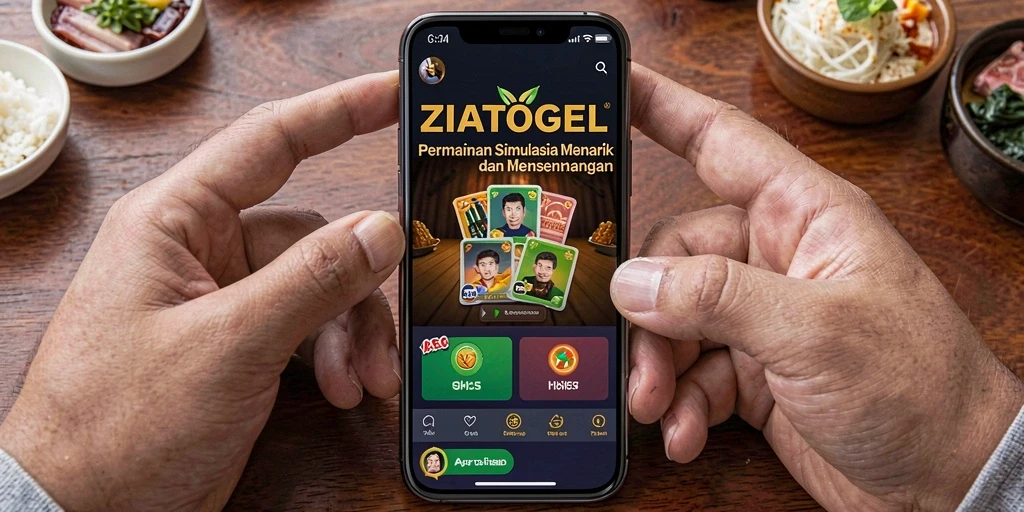 Tampilan gameplay ZIATOGEL yang menarik dan interaktif.