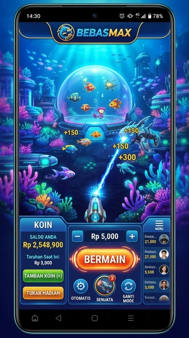 Pengguna sedang menjelajahi katalog aplikasi bebasmax.